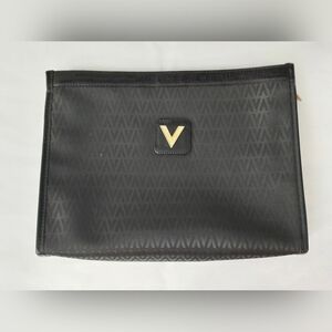 Mario‎ Valentino Black and Gold Geometric Clutch